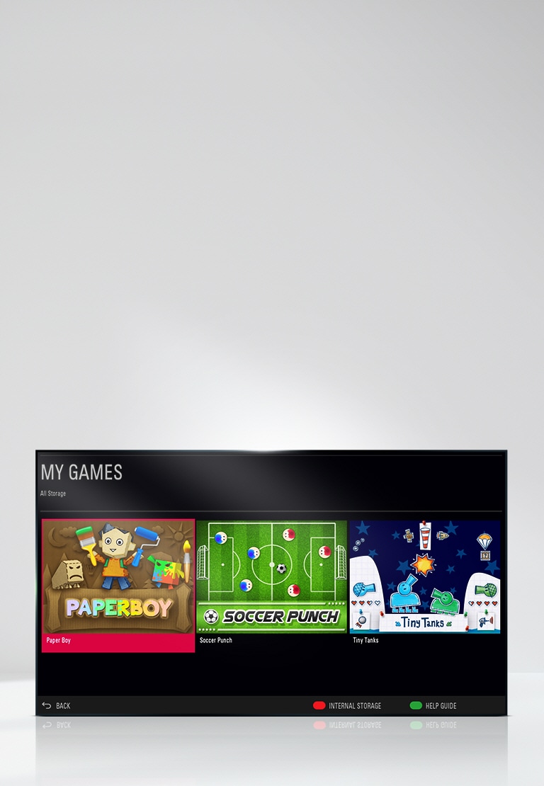 Game internal membuat TV jadi jauh lebih menarik